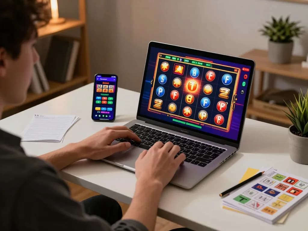 Terhubung dengan permainan slot yang mendebarkan secara online dengan pengaturan yang ramping, tampilan yang terang, dan catatan strategi pribadi.