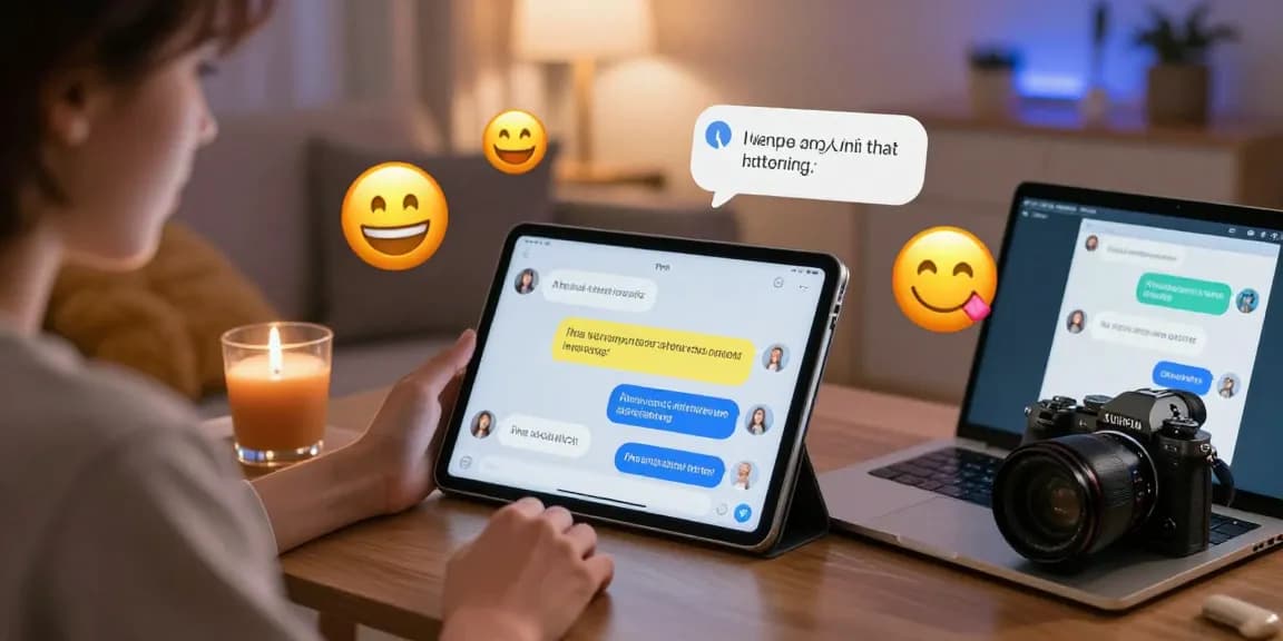 Engaging NSFW AI chat experience showcasing exciting interactions on a tablet.