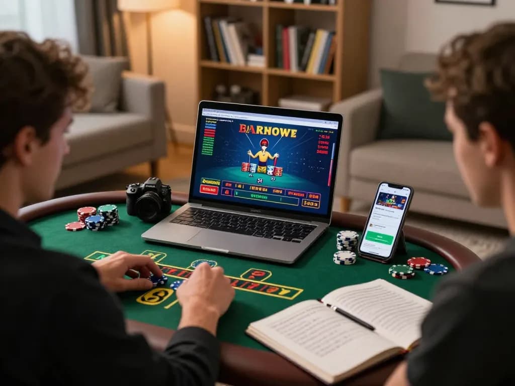 Engaged player strategizing with server thailand while playing live blackjack online.