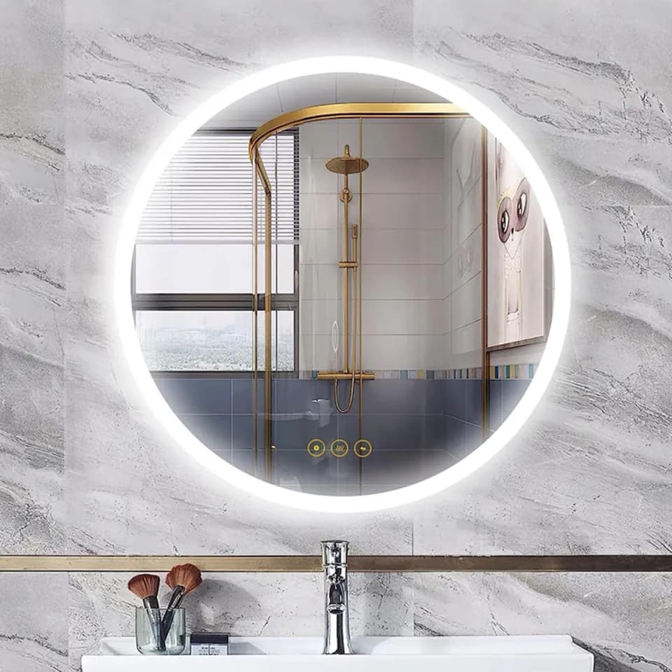 Bathroom Mirror with LED Light: Elegance and Utility Combined