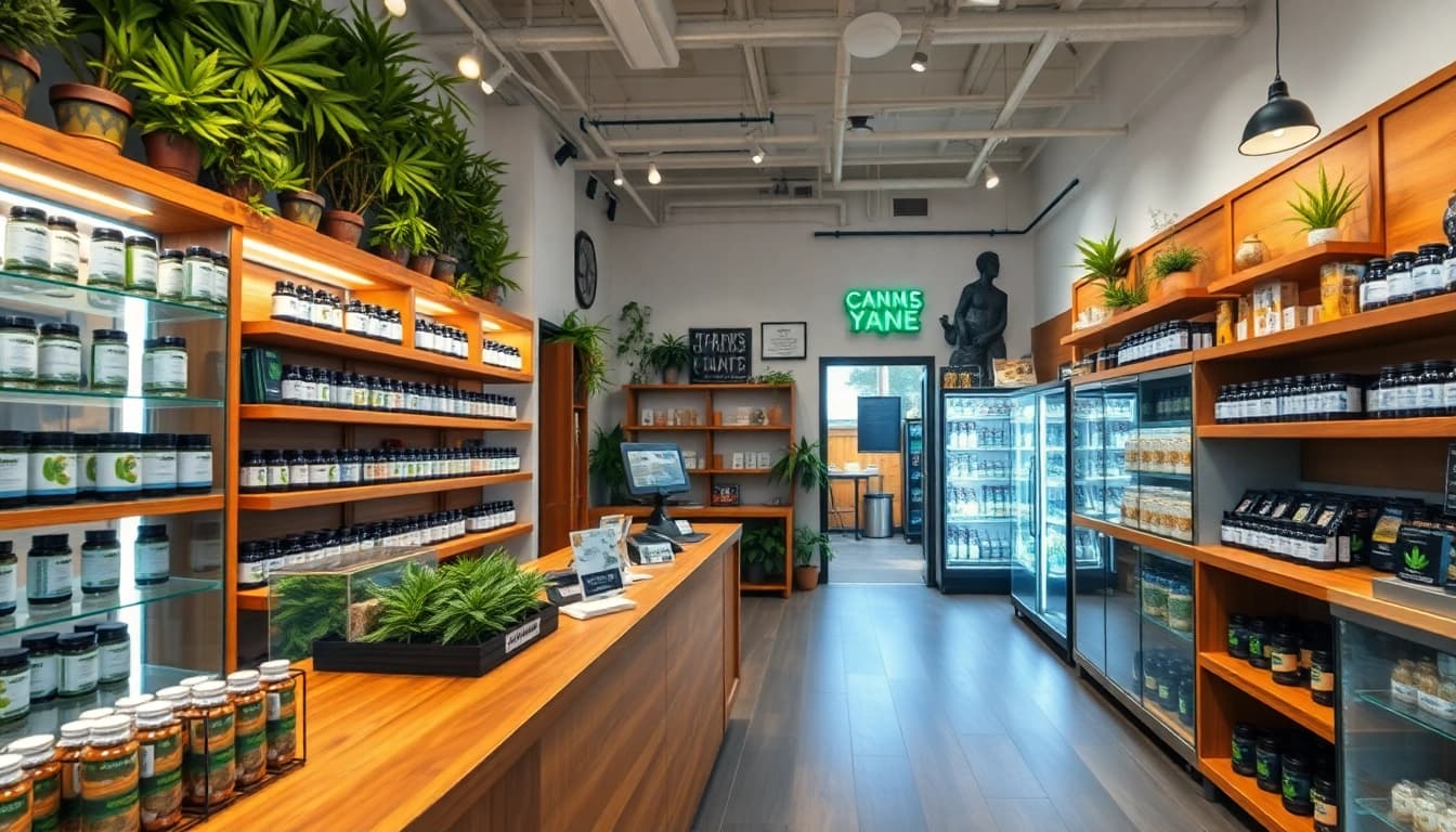 Beginnen Sie Ihre Reise mit Weedmaps Lloret de Mar in einem modernen Cannabisladen.