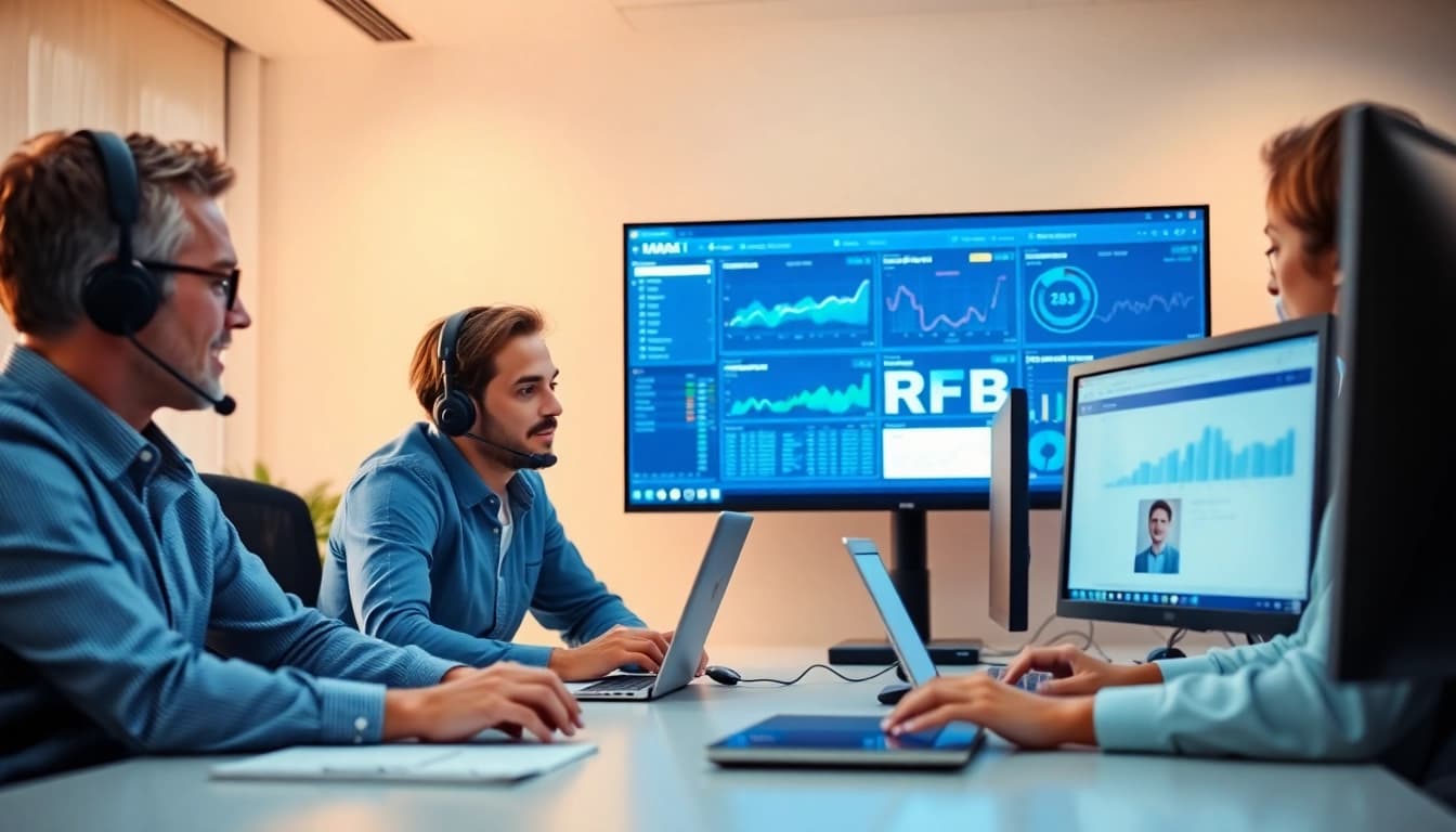 Discover managed it services near me through expert IT support collaboration in a modern office.