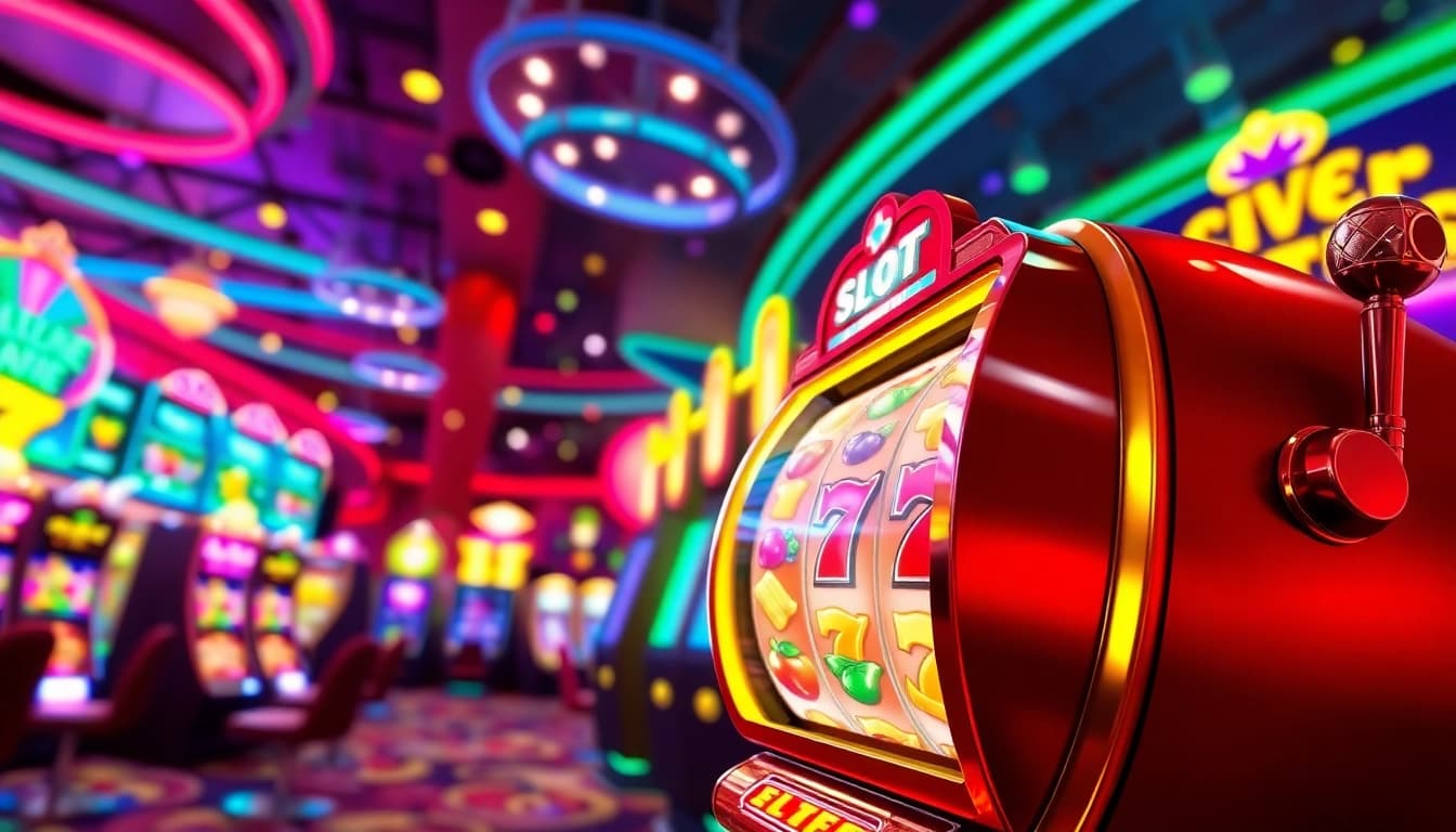 เล่น 918kiss slot ที่เครื่องสล็อตสีสันสดใสในบรรยากาศคาสิโน