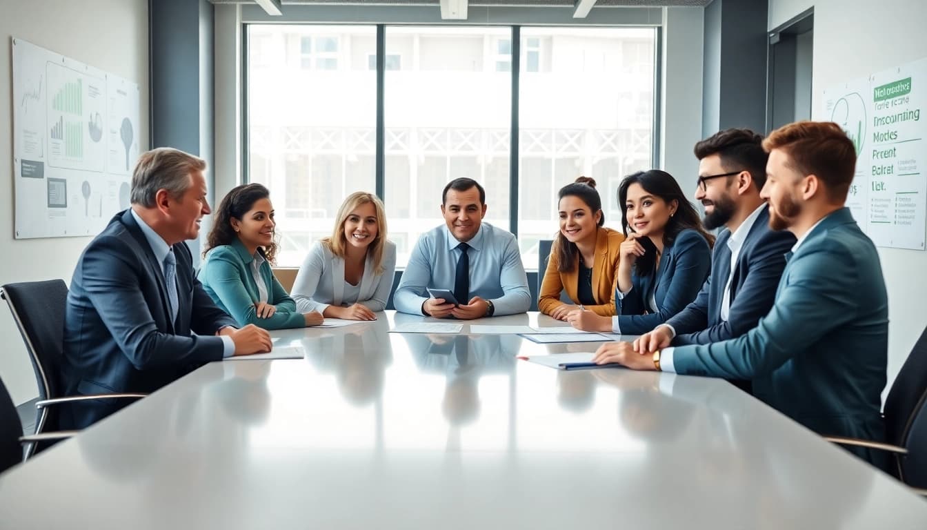 Generate actionable business growth insights in a collaborative corporate setting.
