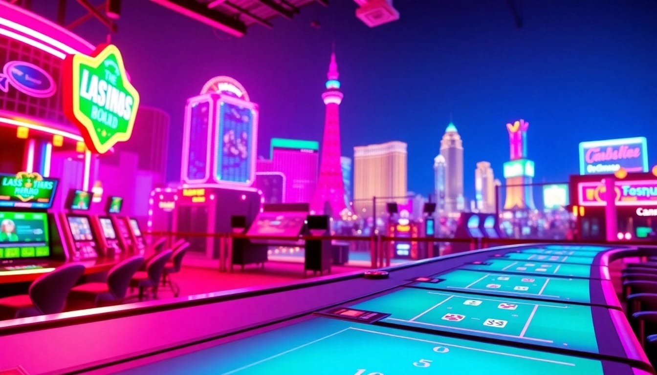 Experience the excitement of the Vegas hero online casino with vibrant lights and thrilling games.