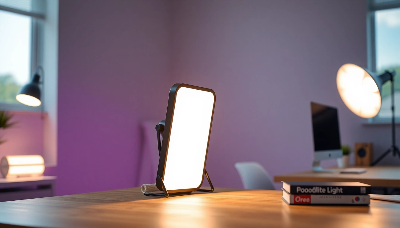Showcase of goodlite in a modern workspace with sleek design and professional lighting.