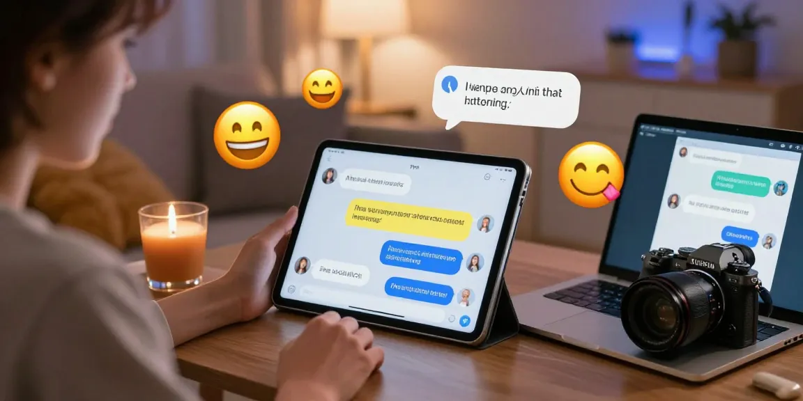 Engaging NSFW AI chat experience showcasing exciting interactions on a tablet.
