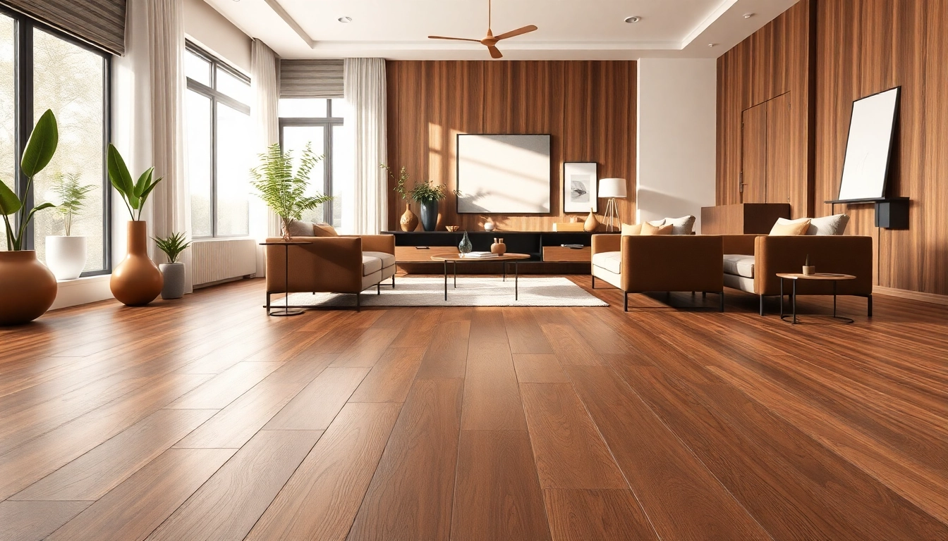 Showcasing waterproof vinyl flooring installed in a modern living room with elegant decor.