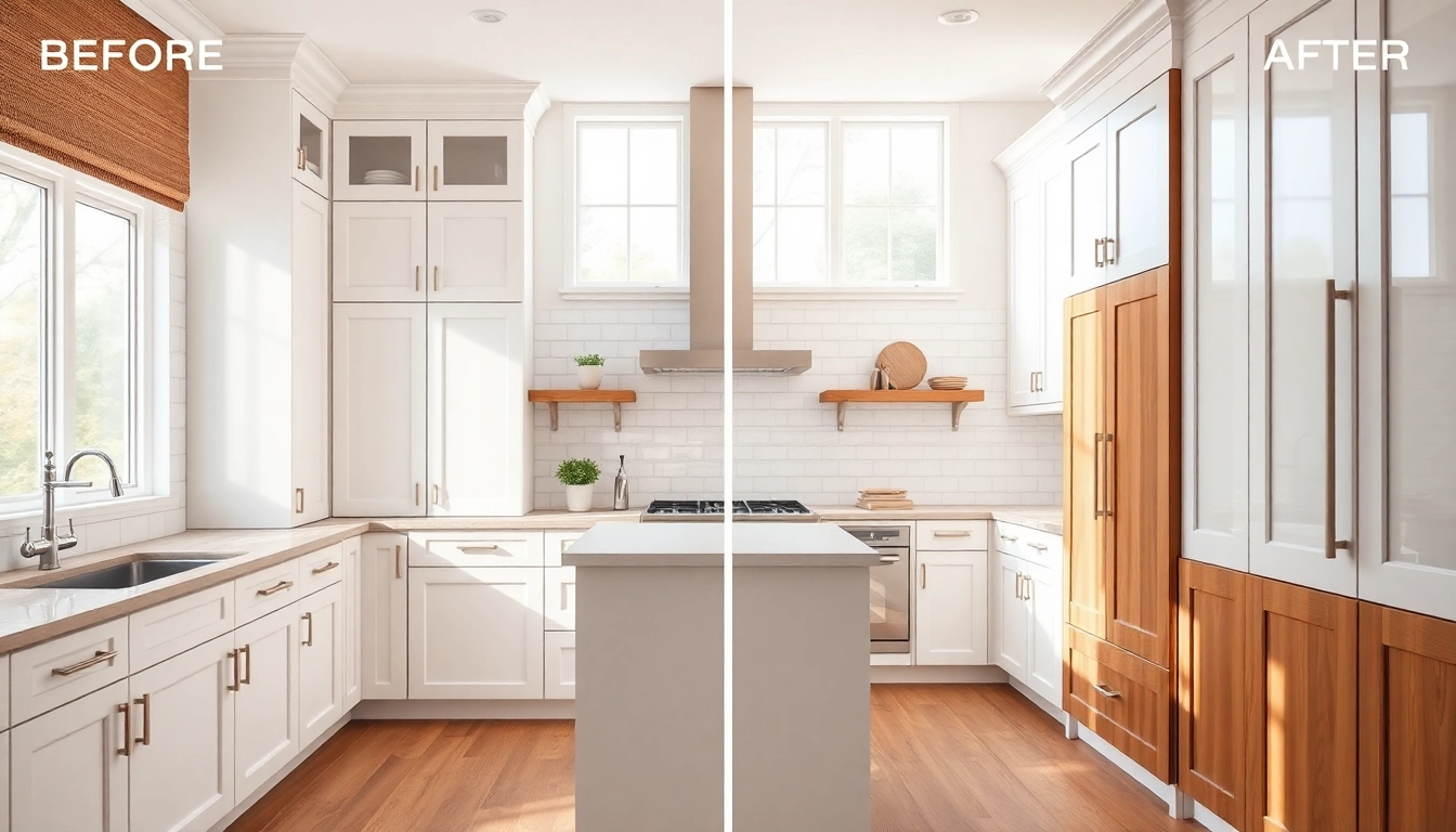 Transforming kitchen aesthetics with stunning cabinet refacing Largo FL services.