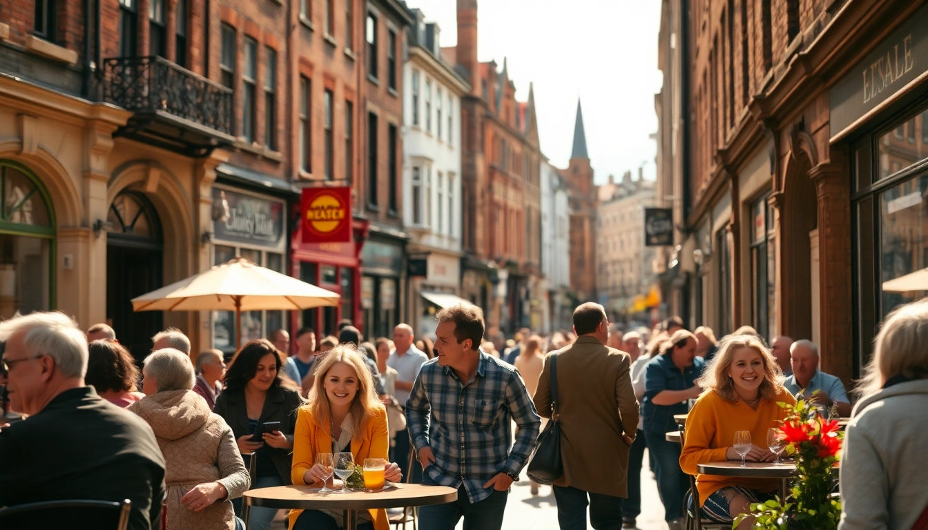 Engaging community scene at https://diknews.co.uk/leicester-news/ highlighting Leicester's vibrant atmosphere.