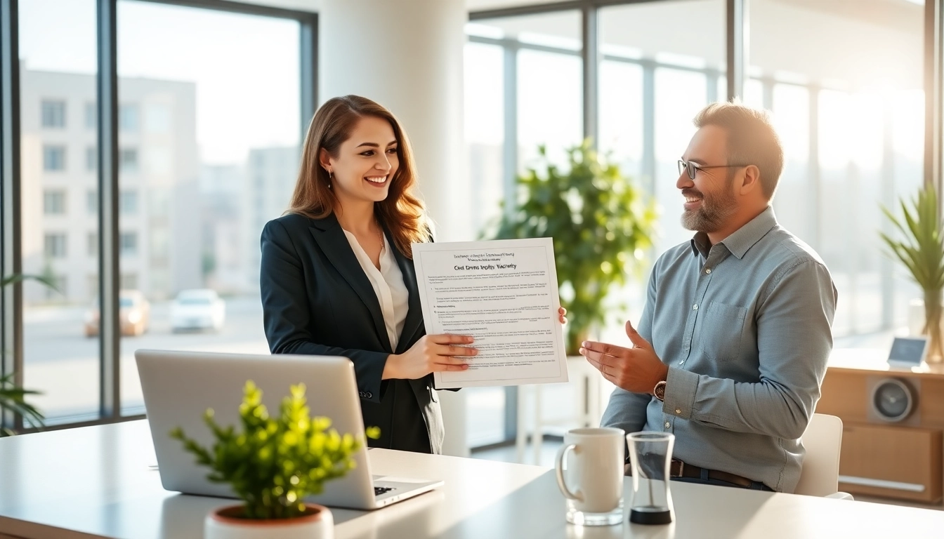 Showcase a customer first warranty experience through an engaging professional interaction.
