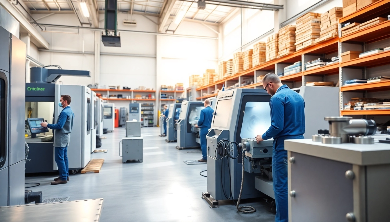 Showcasing Chiheng Custom CNC Machining precision work in a bright, organized workshop setting.