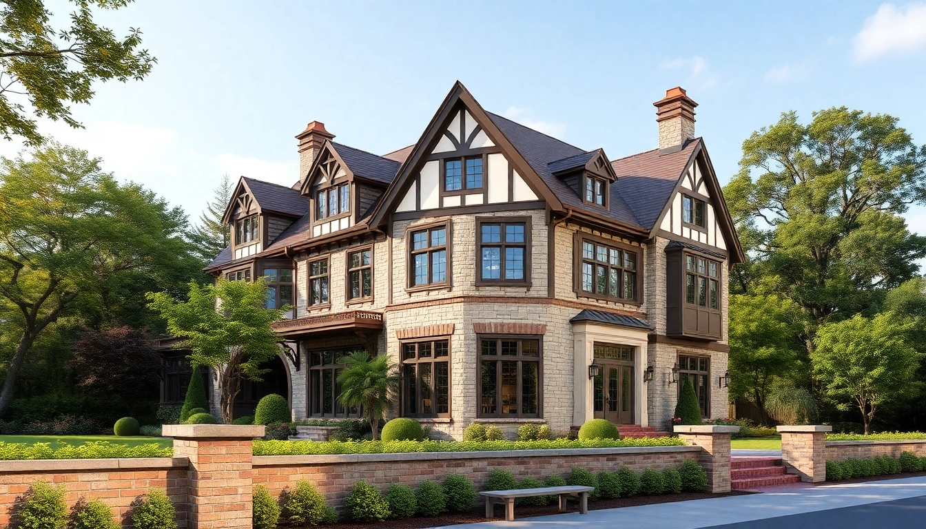 Wellesley Tudor Expansion showcasing high-end details of an elegant architectural design.