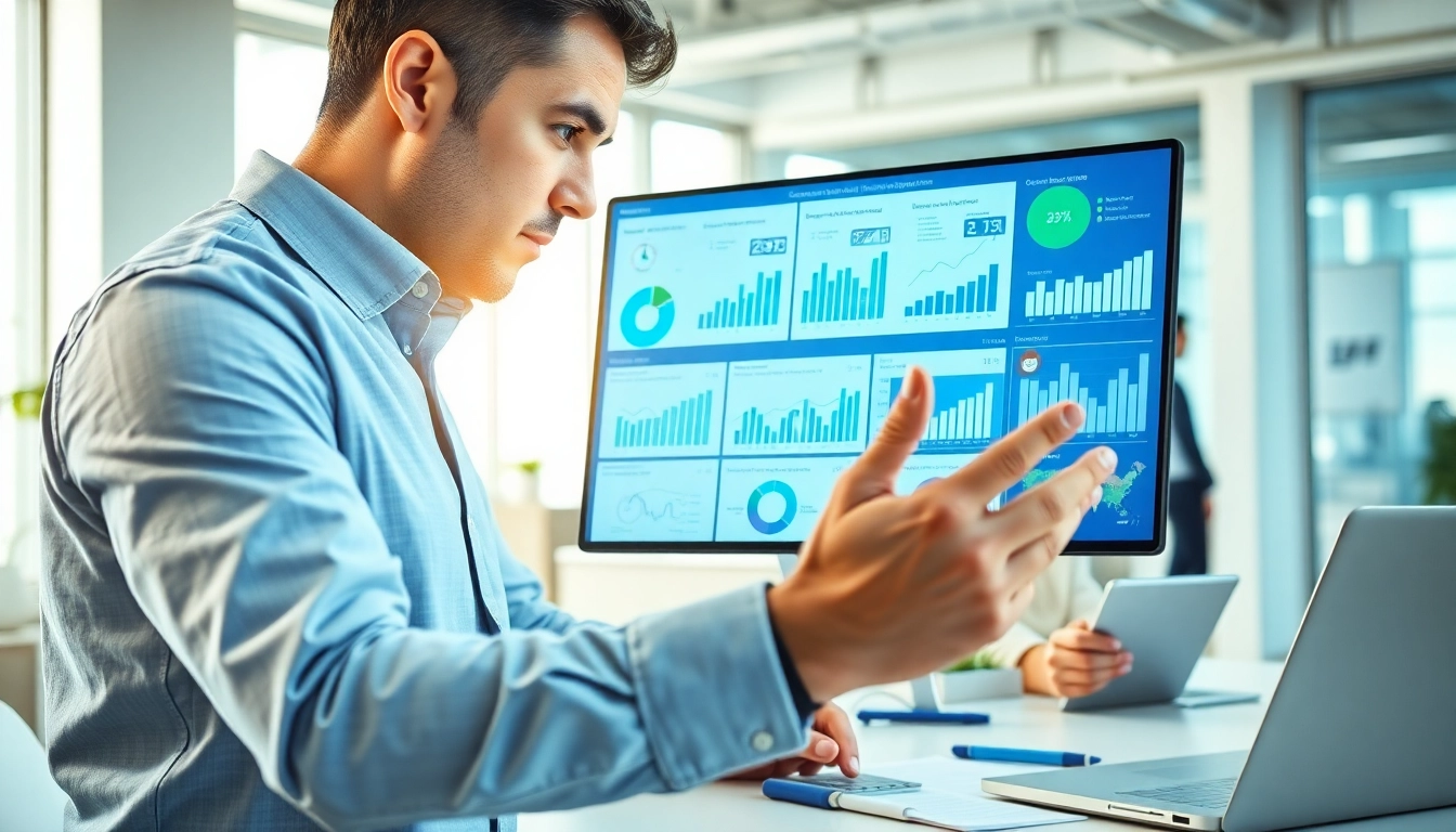 Analyze AI for competitive intelligence data in a modern office setting.