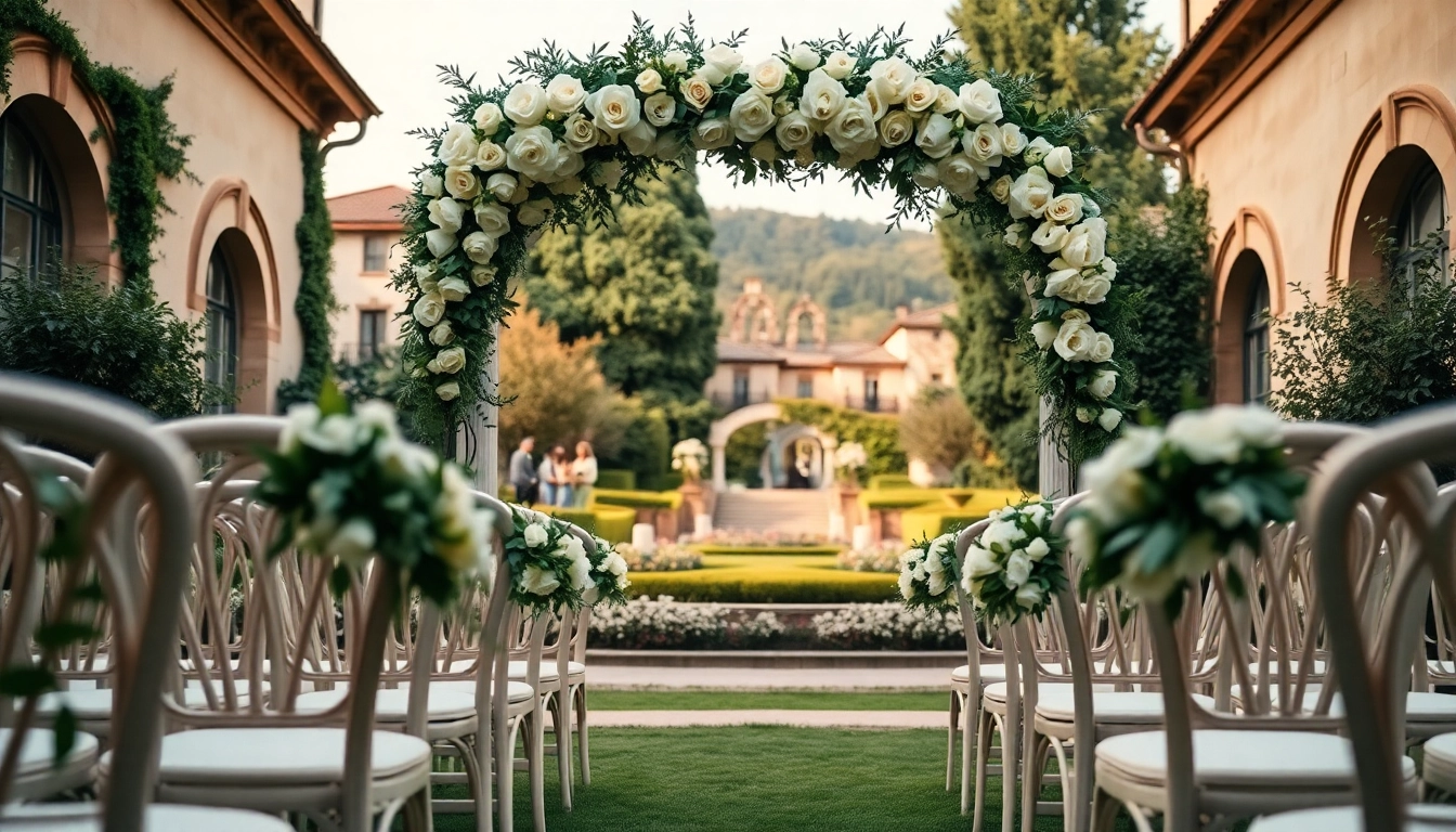 Celebrate your dream wedding at a breathtaking Jacksonville Wedding Venue with stunning decorations and surroundings.