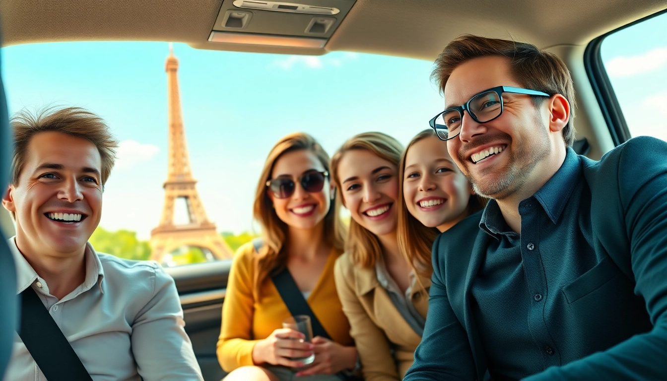 Enjoying Disneyland Paris airport transfer services with a family-oriented luxury van transfer experience.