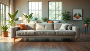 Showcase of stylish sofa beds in a well-lit modern living room setup.