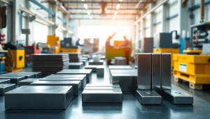 Showcasing quality ferrite magnets manufacturer in china in a bright industrial setting with assembly work.