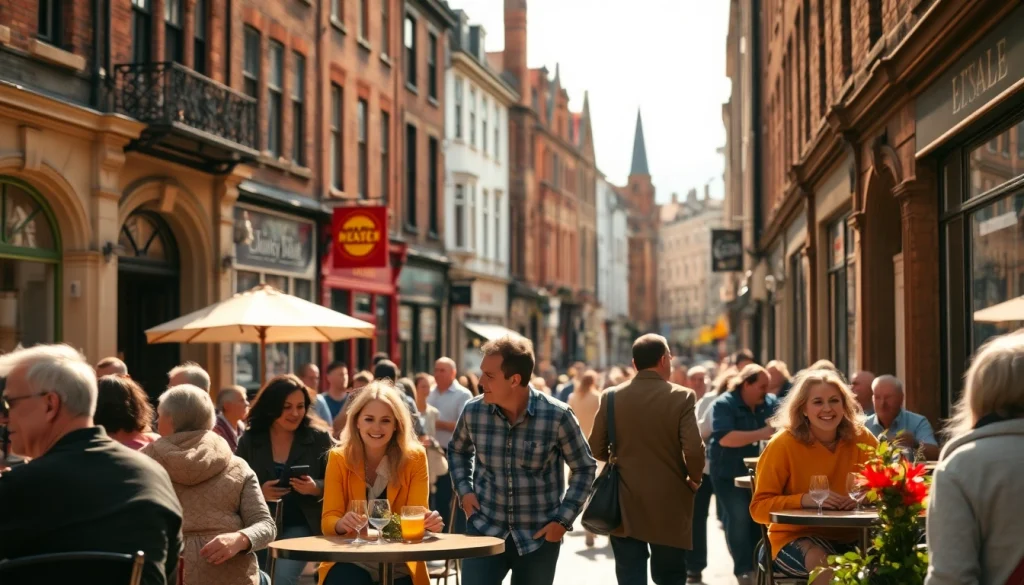 Engaging community scene at https://diknews.co.uk/leicester-news/ highlighting Leicester's vibrant atmosphere.