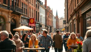 Engaging community scene at https://diknews.co.uk/leicester-news/ highlighting Leicester's vibrant atmosphere.