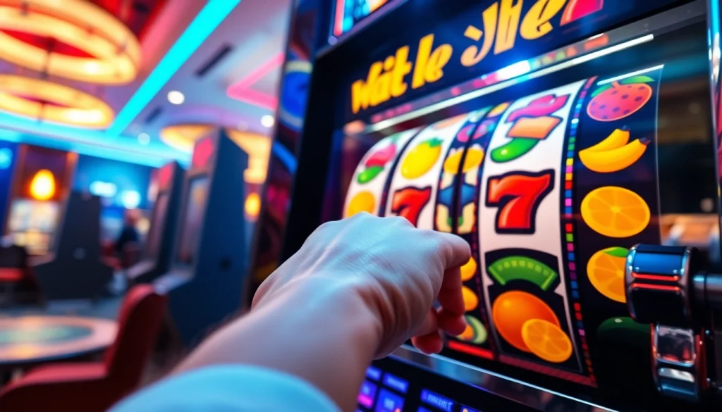 Mengalami keseruan komengtoto gacor dengan mesin slot penuh warna dan simbol keberuntungan.