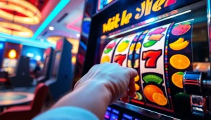 Mengalami keseruan komengtoto gacor dengan mesin slot penuh warna dan simbol keberuntungan.