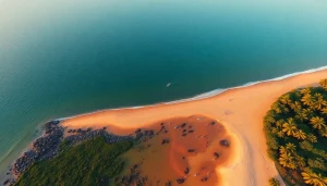 Deslumbrante pôr do sol nas praias de Paripueira AL, com areias douradas e águas claras.