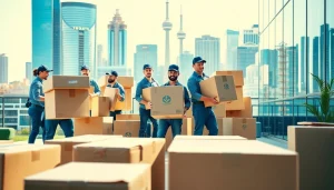 Efficient team of movers exemplifying Toronto moving company expertise during relocation.