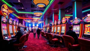 Menangkan permainan luxury138 slot di kasino modern dengan mesin slot berwarna-warni.