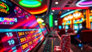 Permainan bandar togel resmi dengan antarmuka interaktif dan suasana kasino yang energik.