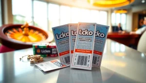 Aktivitas toto togel dengan tiket berkualitas tinggi di latar belakang cerah.