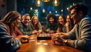 Play a thrilling game of Ok Rummy with friends, capturing the laughter and excitement around the table.