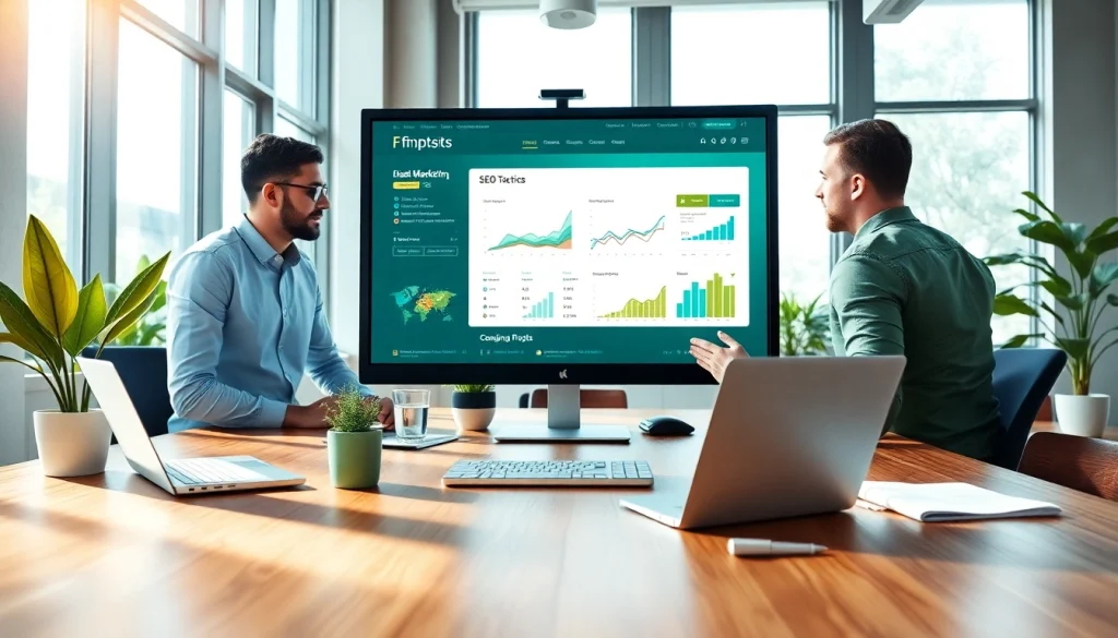 Analyze strategies for https://fhpts.com with a collaborative marketing team in a modern workspace.
