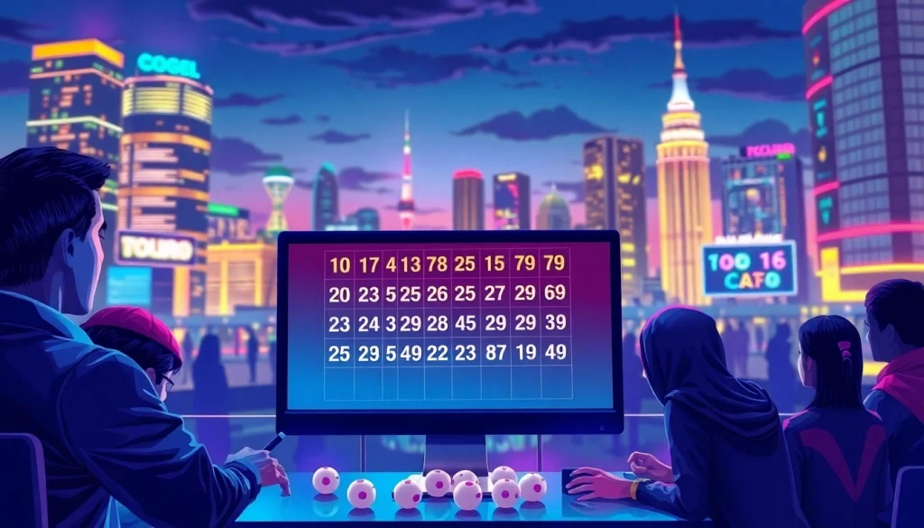 Menggambarkan pengalaman togel online yang interaktif dengan pemain dan teknologi modern.