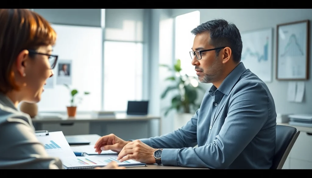 카드 한도 현금화에 대해 상담하는 전문가의 모습
