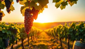 Explore Clarksburg wineries surrounded by breathtaking vineyard landscapes and majestic sunsets.