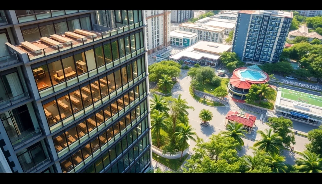 Visualize the stunning Tampines St 95 EC luxury condominium with surrounding green spaces.