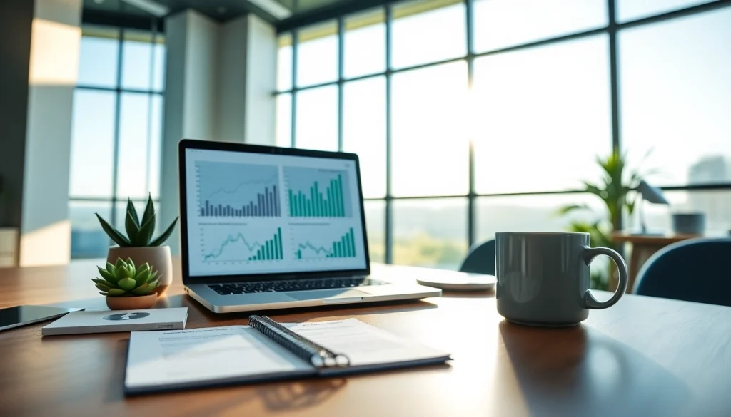 Exclusive investing ideas illustrated in a modern financial workspace with graphs and strategies.