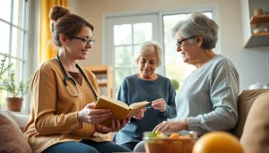 Compassionate senior caregivers austin tx creating a warm home environment for elderly clients.