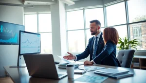 신용카드 현금화 정보와 상담을 받는 전문가의 모습