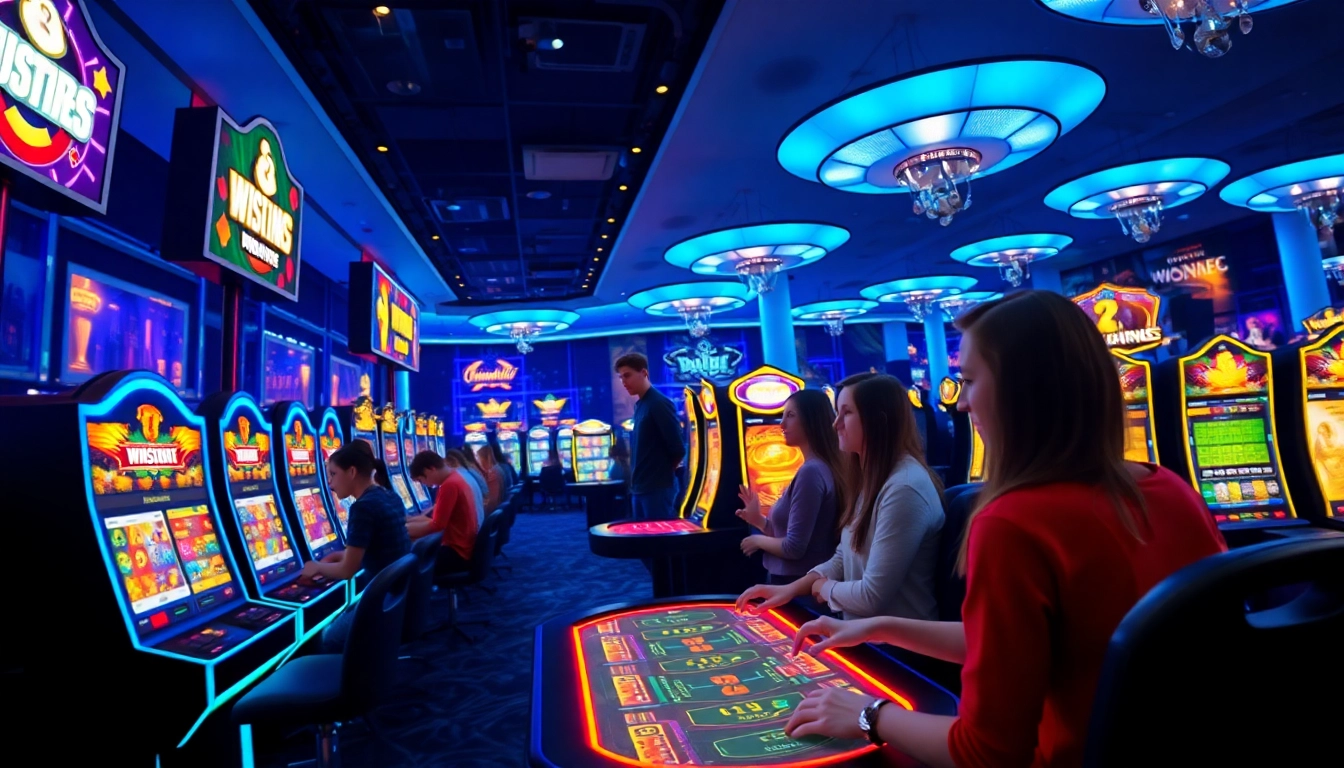 Hello88: A dynamic online betting scene with colorful displays and players enjoying digital gaming.