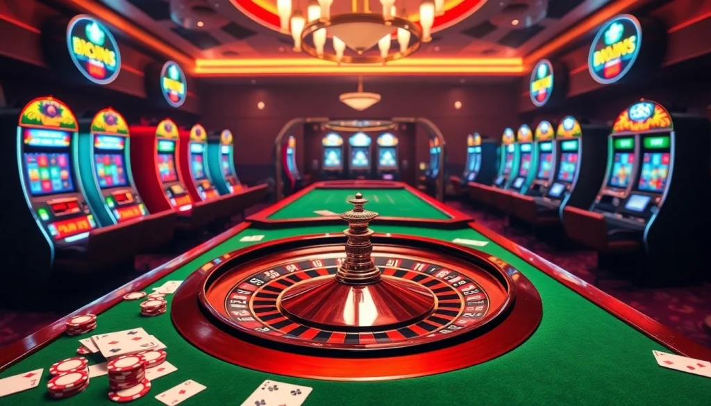 Win big at https://389winn.com.br with an exciting roulette experience surrounded by colorful chips and high-stakes cards.