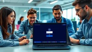 Atera login troubleshooting guide for MSP teams featuring IT professionals at work.