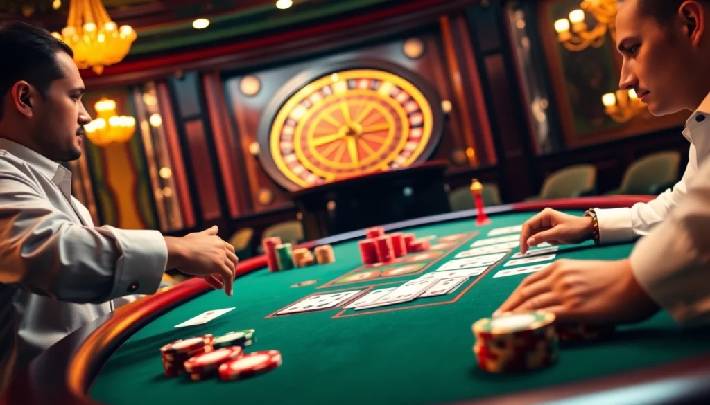 The thrilling experience of bl555 com poker featuring cards, chips, and casino ambiance.