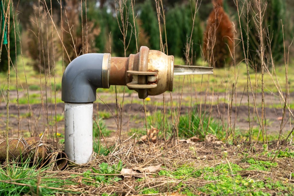 Water Pipe in a Field