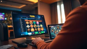 Rasakan serunya permainan Sumo Togel dengan visual yang hidup menampilkan para pemain yang berinteraksi dengan antarmuka teknologi modern.