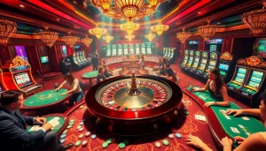 Experience the thrill of gambling at 555win com with luxurious casino ambiance and exciting game interactions.