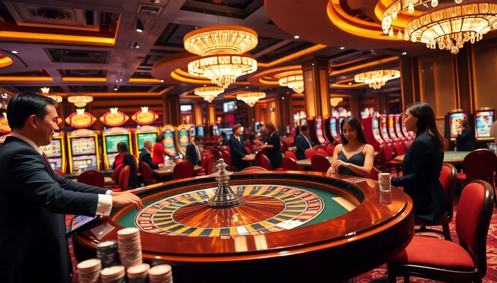 Players enjoying a thrilling roulette game in a luxurious casino environment, relating to the hidden wiki and excitement of gambling.