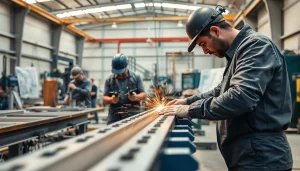 Expert steel fabricators near me showcasing precision in metalworking.