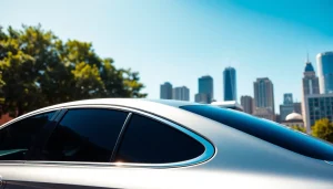 Enhance your ride with window tint near me that offers style and UV protection.